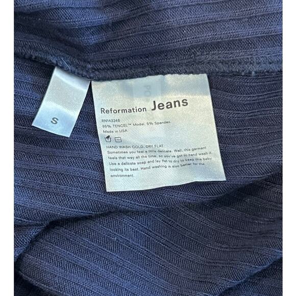 Reformation Jeanne Rib Knit Dress Size Small - Picture 6 of 7